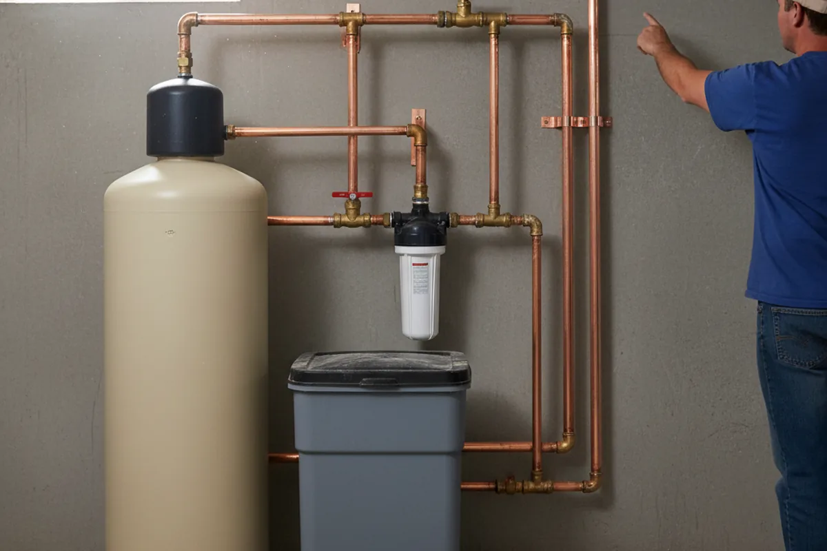 Whole-house water treatment system installed in Ransom